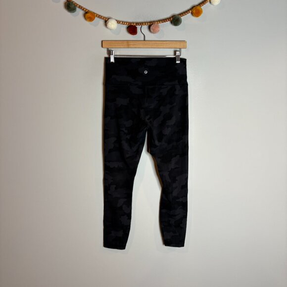 Lululemon Wunder Train High-Rise Tight 25" Heritage 365 Camo Deep Coal Multi - Picture 4 of 5